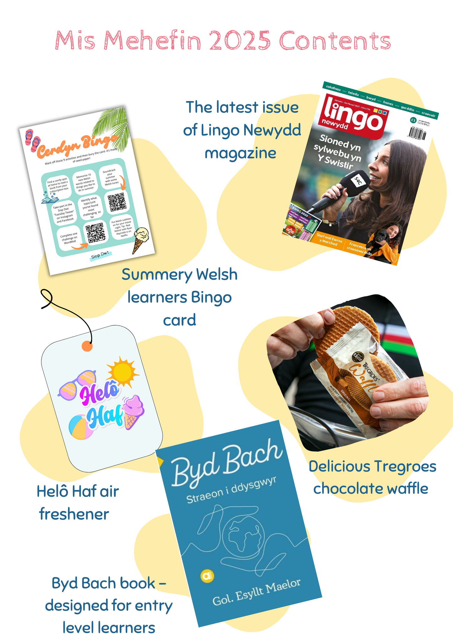 2025 Monthly Rolling Subscription Box for Welsh Learners