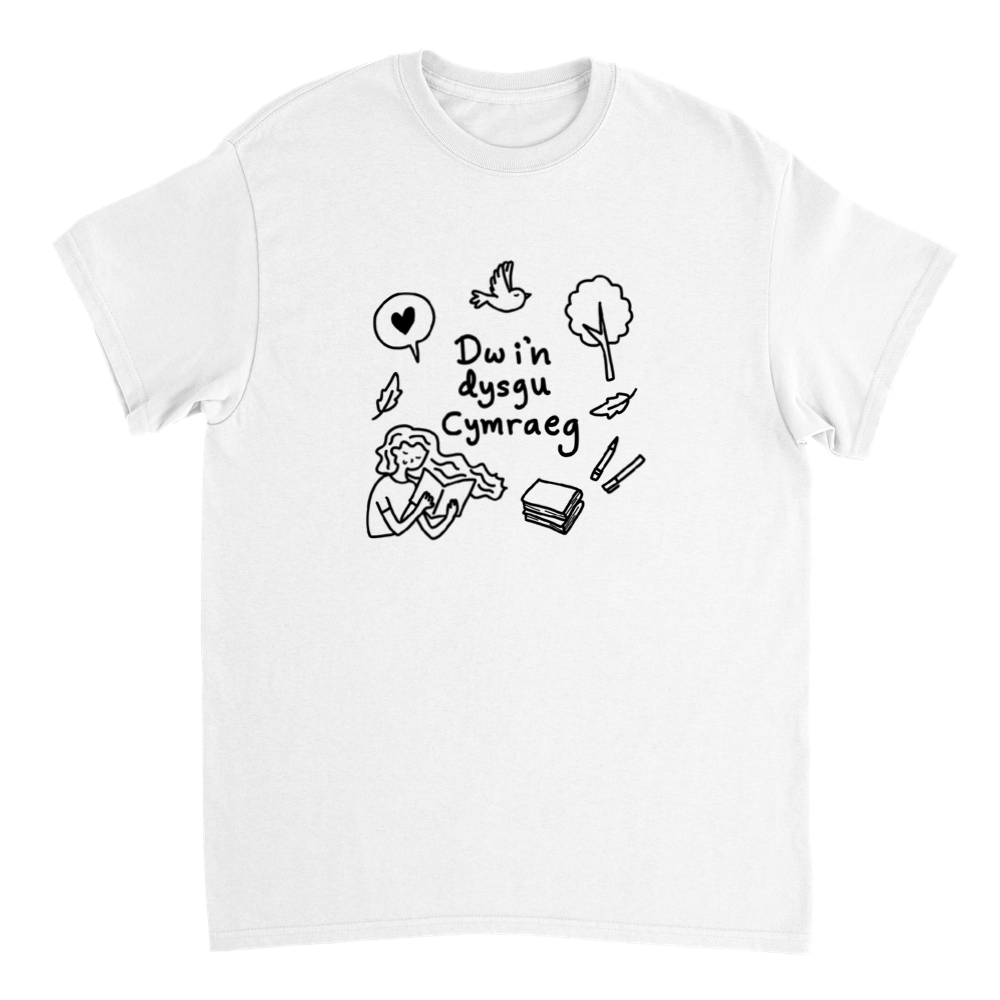 Dw i'n dysgu Cymraeg t-shirt (I'm learning Welsh)