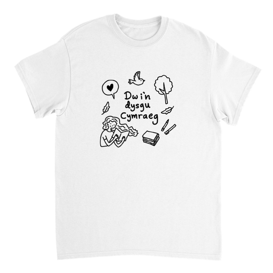 Dw i'n dysgu Cymraeg t-shirt (I'm learning Welsh)