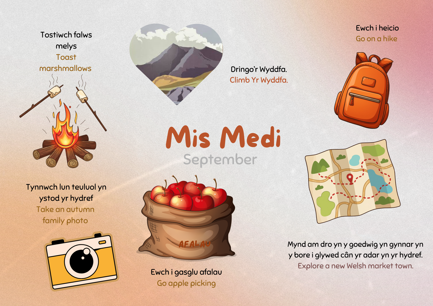 Welsh Learner's Bucket List Calendar 2027