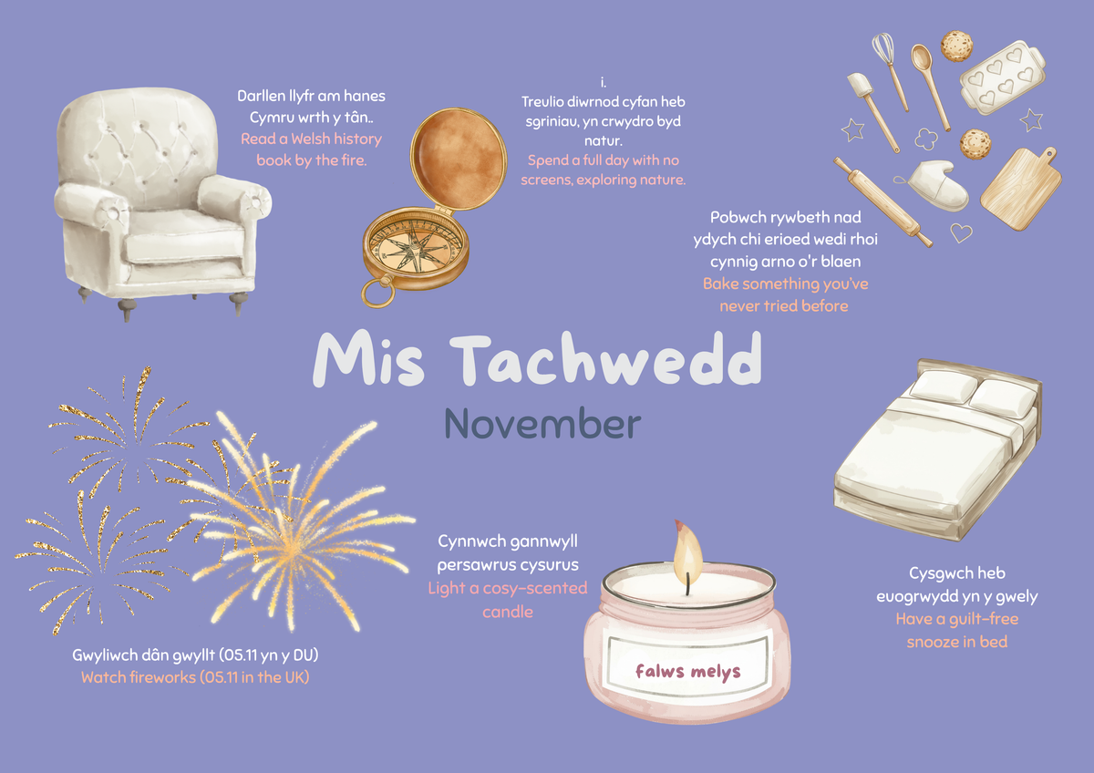 Welsh Learner's Bucket List Calendar 2027