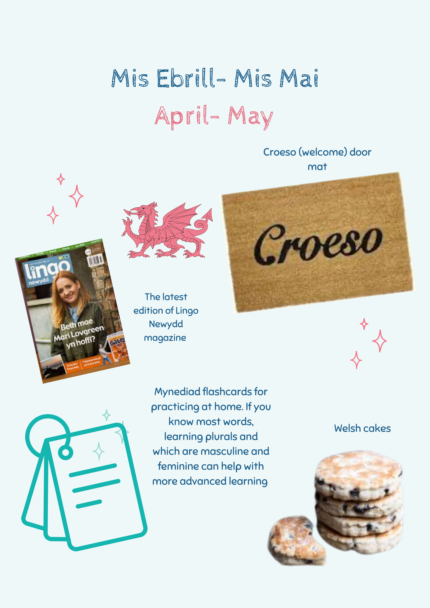 2026 Monthly Rolling Subscription Box for Welsh Learners
