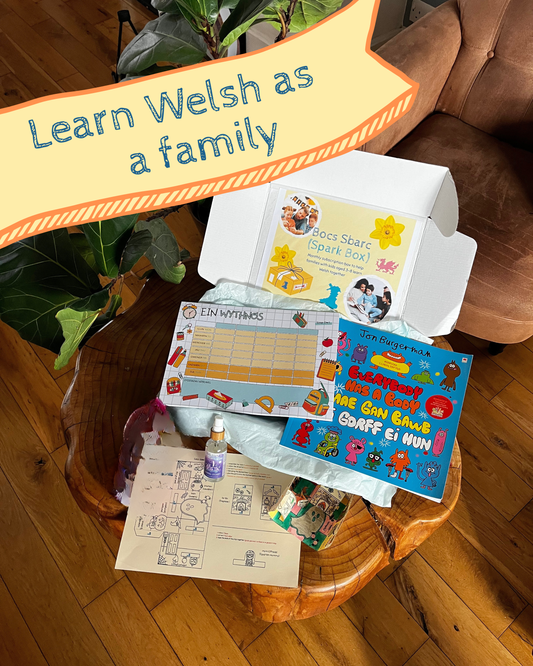 Bocs Sbarc- Monthly Box for Learning Welsh as a Family