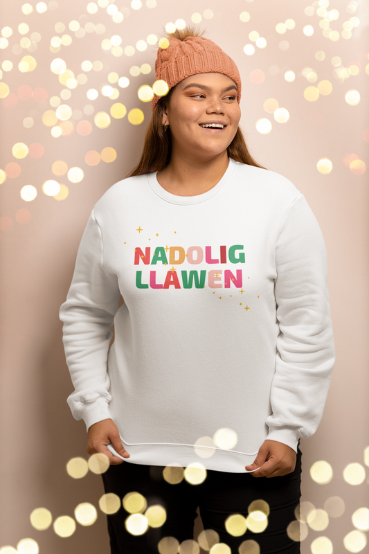 Nadolig Llawen (Merry Christmas) Welsh language jumper / siwmper