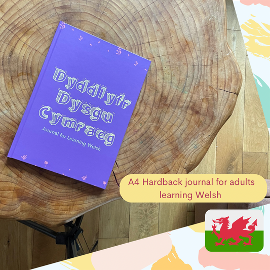 A4 Journal for Learning Welsh | Dysgu Cymraeg