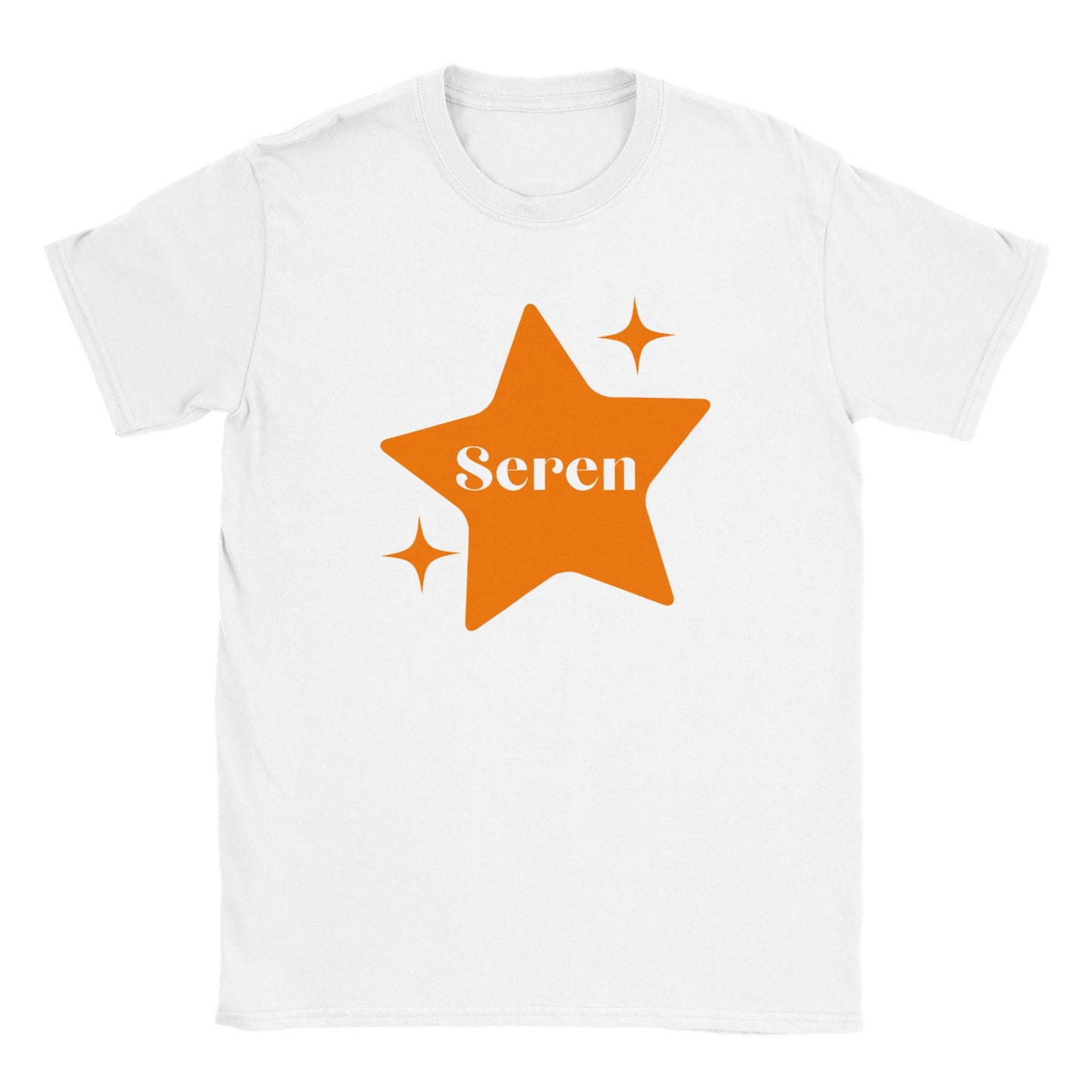 Kids Seren (star) Welsh Language Crewneck T-shirt